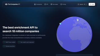 Screenshot of The Companies API